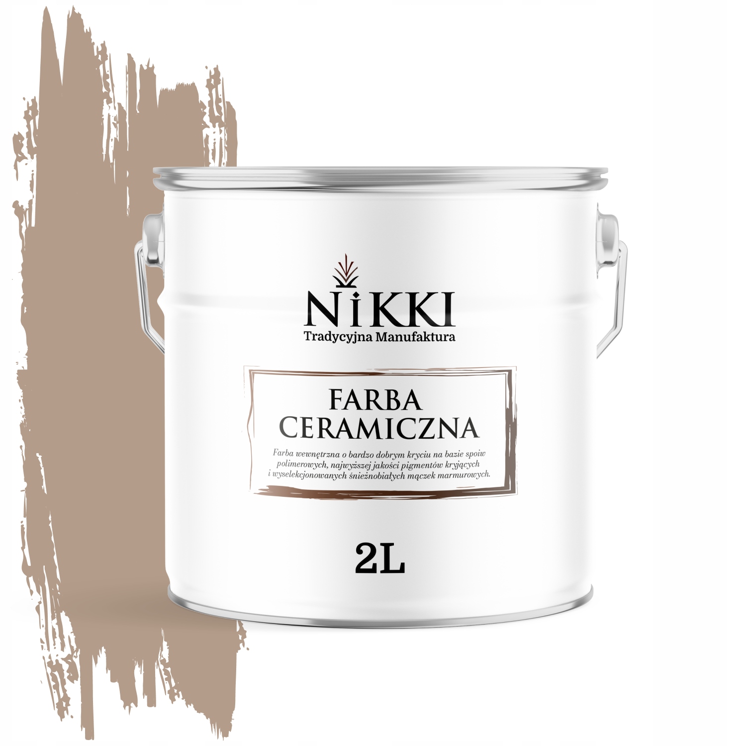 Barva Keramická Stropní Barva Ořechová H4934 Hluboká Matná Na Stěny 2 L