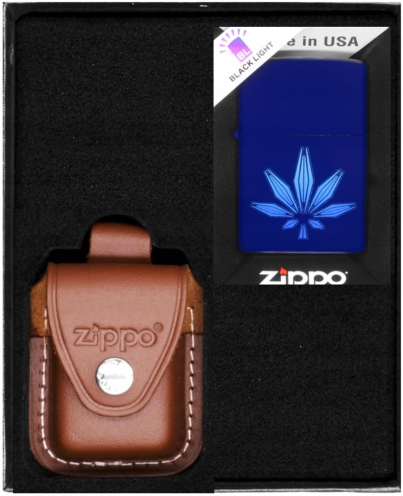 Dárková sada 4 Zapalovač Zippo Cannabis Design č. 4