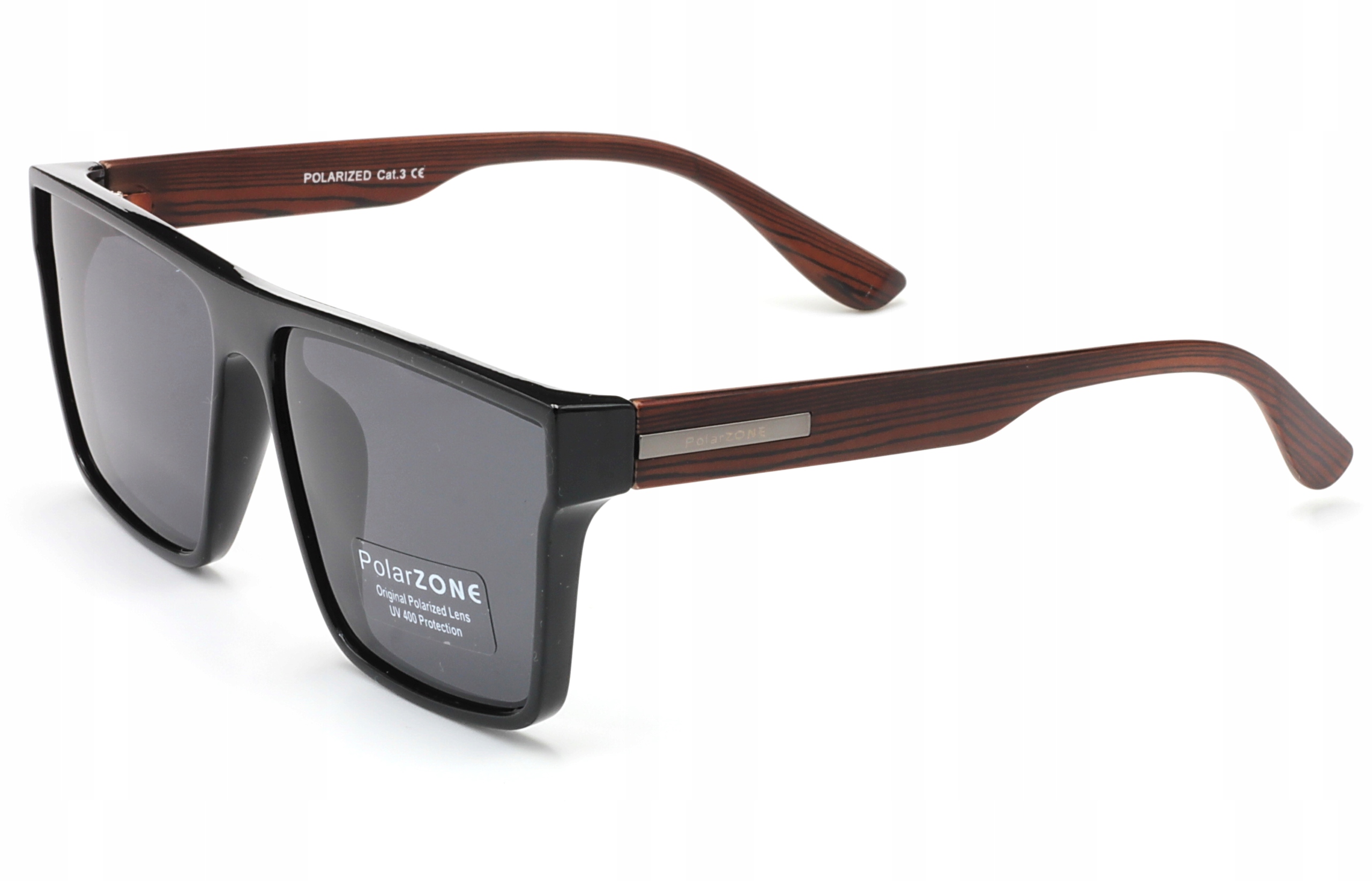 OKULARY PRZECIWSŁONECZNE MĘSKIE POLARYZACYJNE SPORTOWE ETUI KIEROWCÓW UV400 Model MPZ NERDY PRZECIWSŁONECZNE