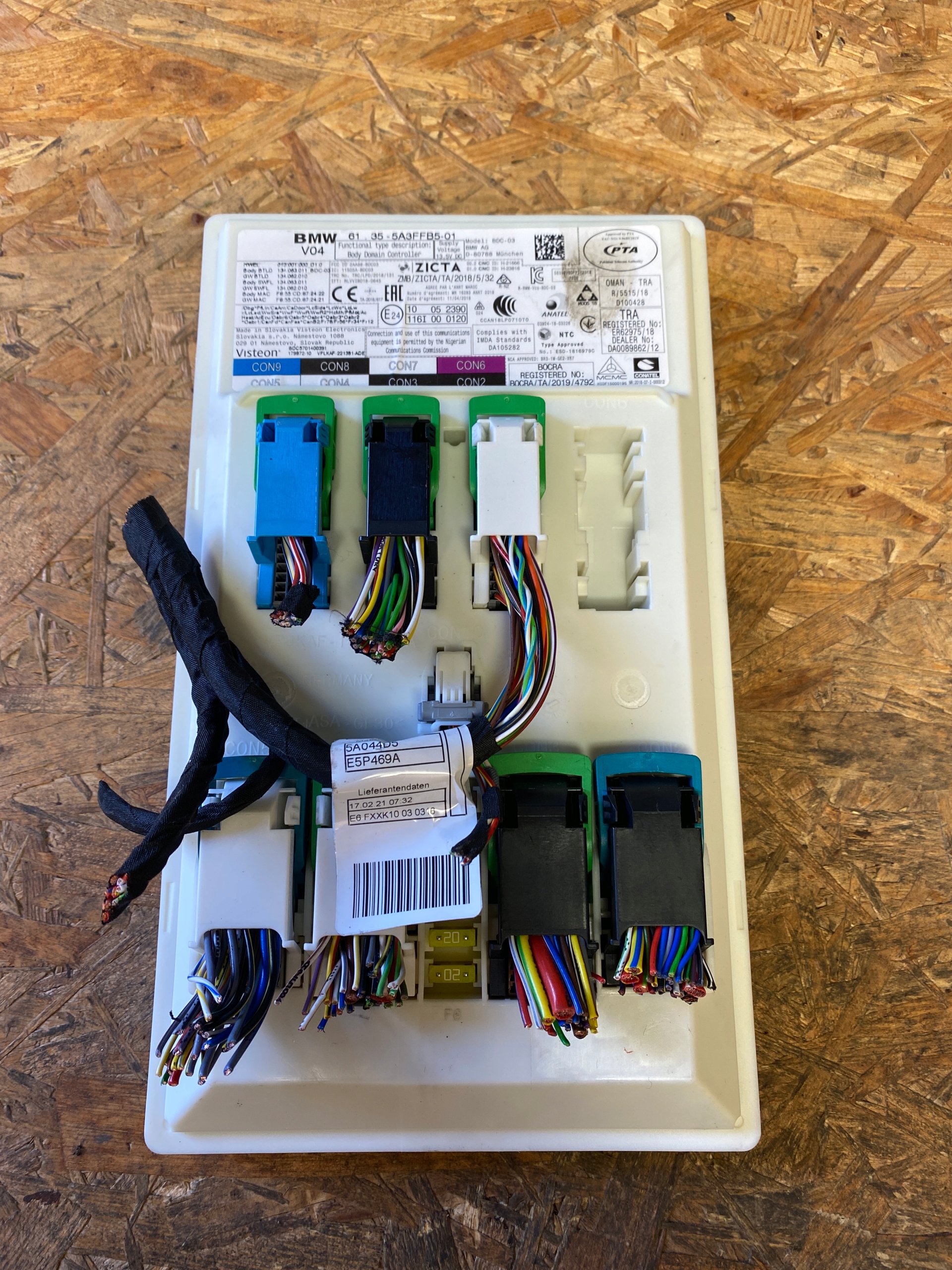 BMW F40 F44 модуль комфорту V04 BDC-3 5a3ffb5