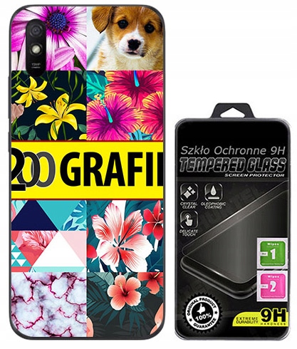 

Etui Cienki Silikon Foto do Xiaomi Redmi 9AT Szkło