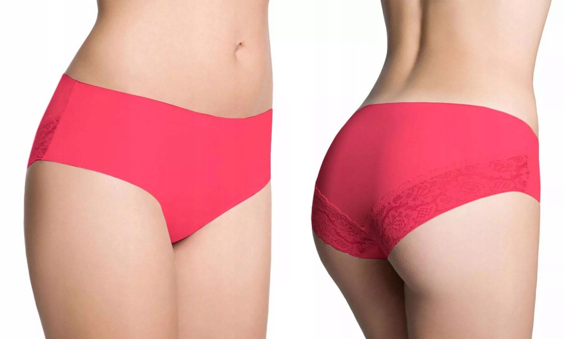 

Figi Julimex Invisible Cheekie Panty Czerwone XL