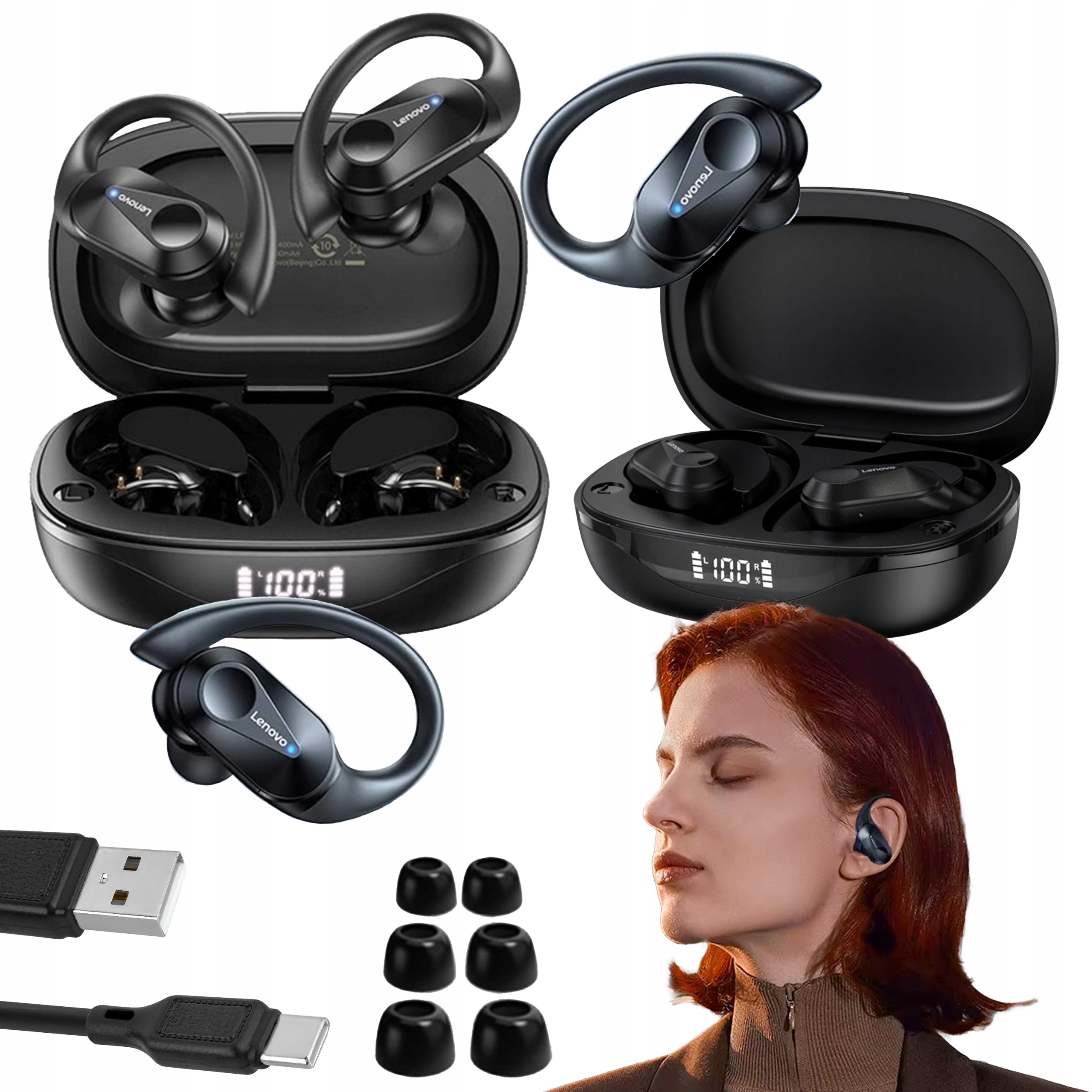 Słuchawki Lenovo LP75 Thinkplus Bezprzewodowe Bluetooth Lux