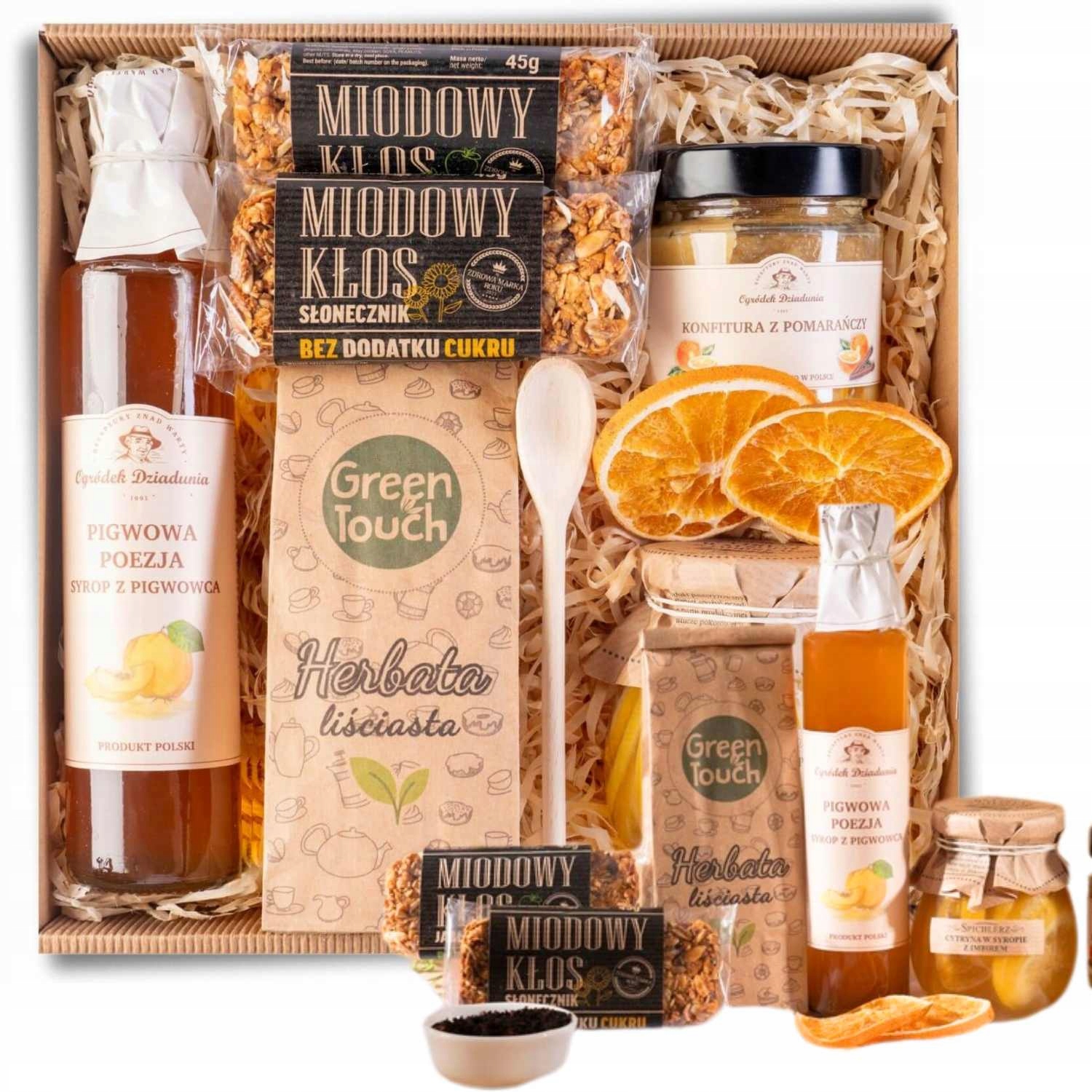 Dárkový Košík Sada Čaj Citronový Sirup Dárek Na Velikonoce Pro Zajíce