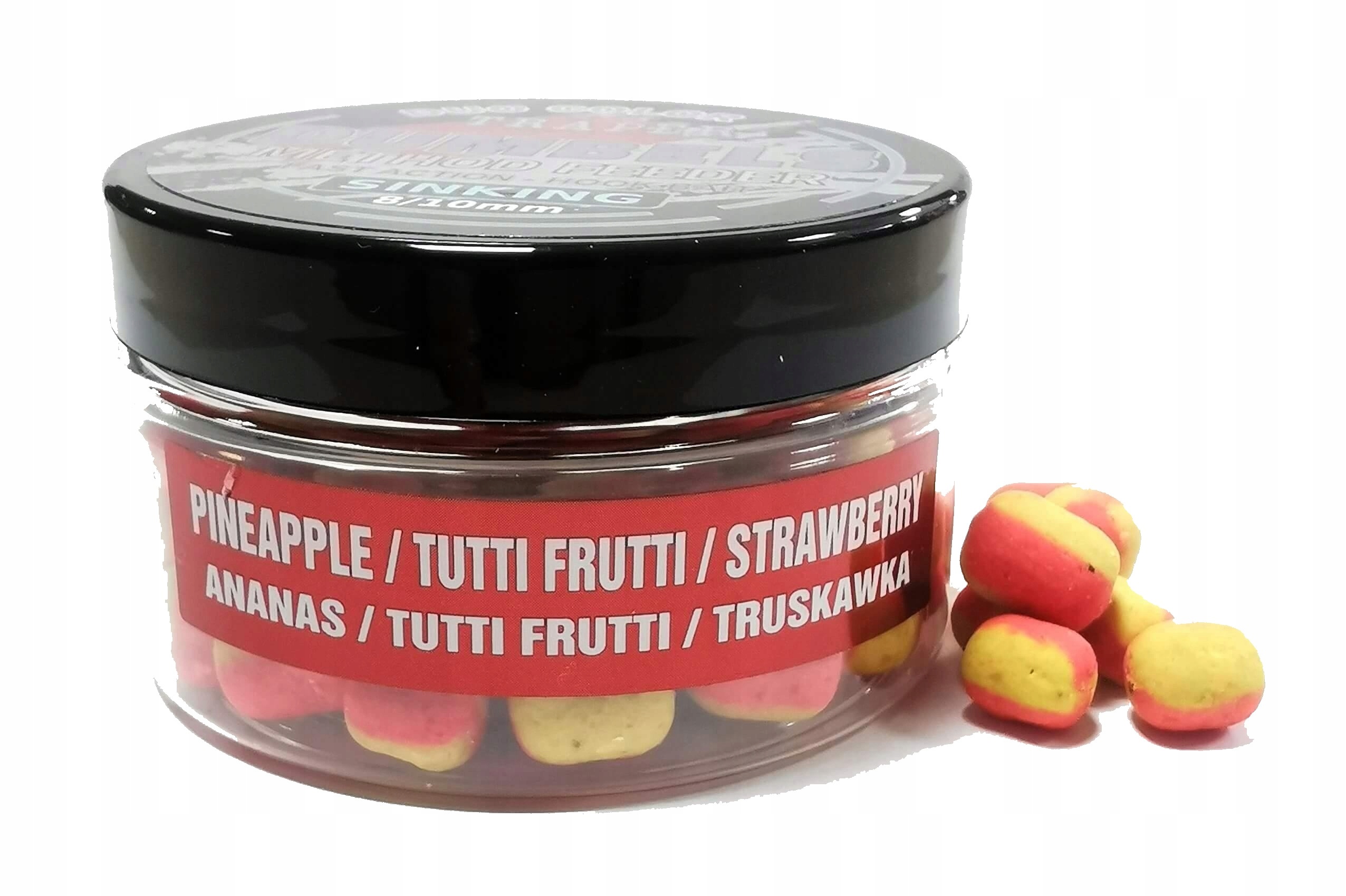 Dumbels Traper Sinking Duo Color 8-10mm 50g Ananas/Tutti Frutti/Truskawka