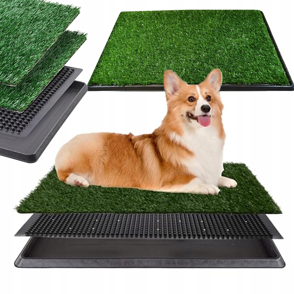 Toaleta Pro Psa S Umělou Trávou Se Snadno Čistí S Podložkou A Sběrací Podložkou