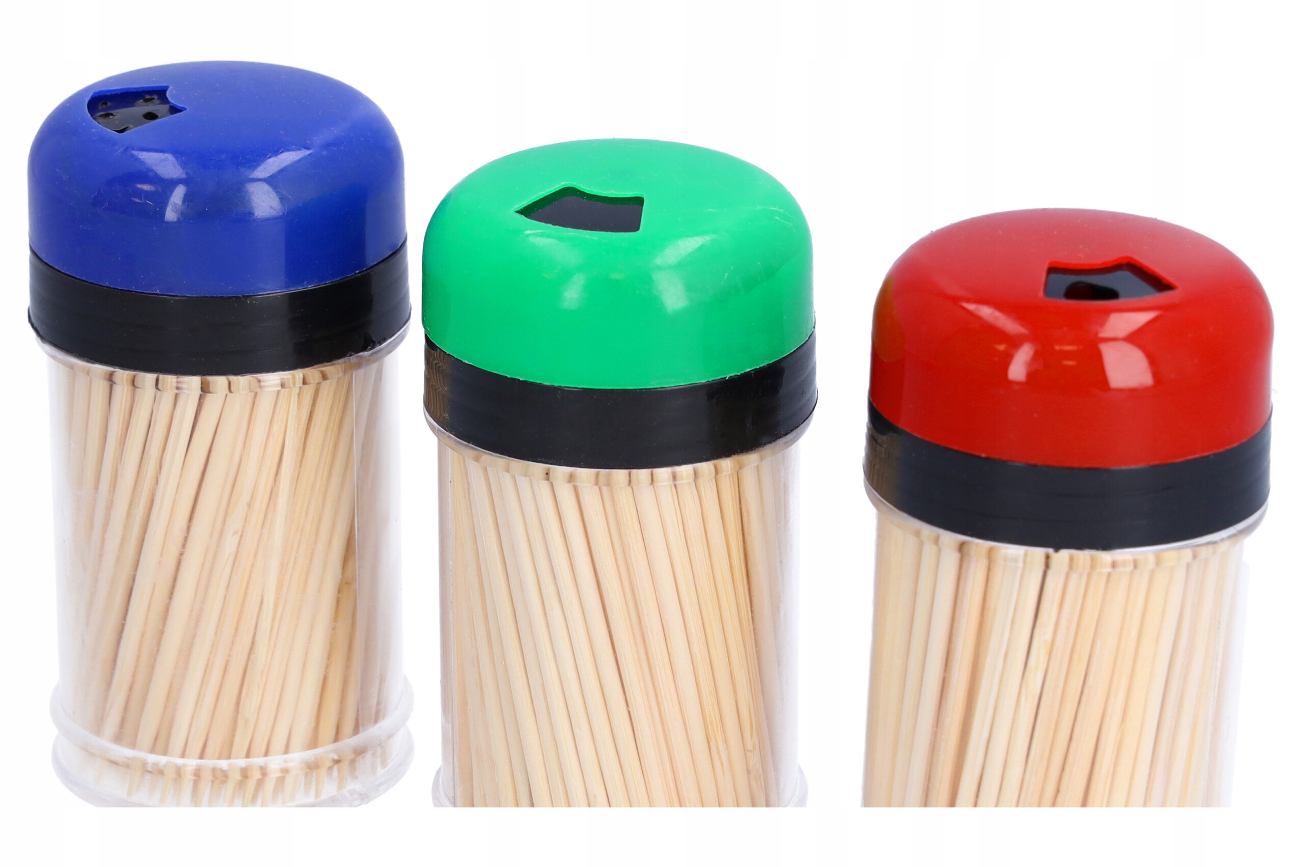 Wykałaczki ozdobne do koreczków do zębów bambusowe + pojemnik 3 x 200 szt EAN (GTIN) 5903822728334