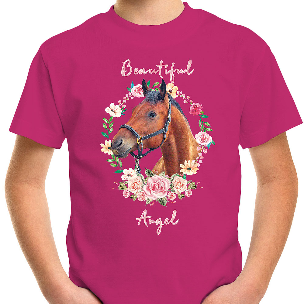 T-SHIRT KOSZULKA DLA DZIECKA KONIE 104 SUPER JAKOŚĆ