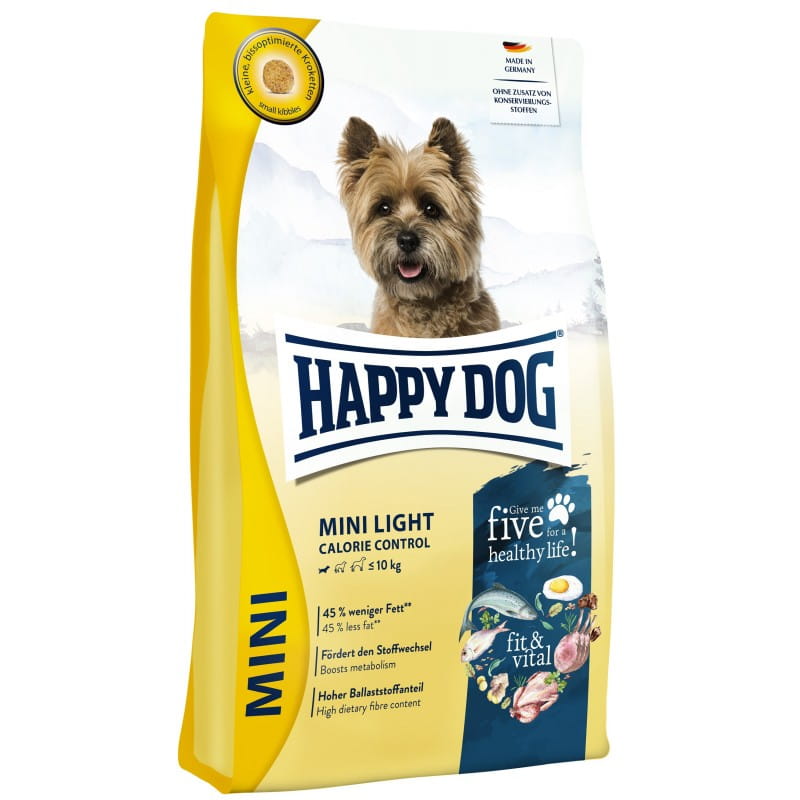 Levně Happy Dog FitVital Mini Light – snížená spotřeba energie 4 kg