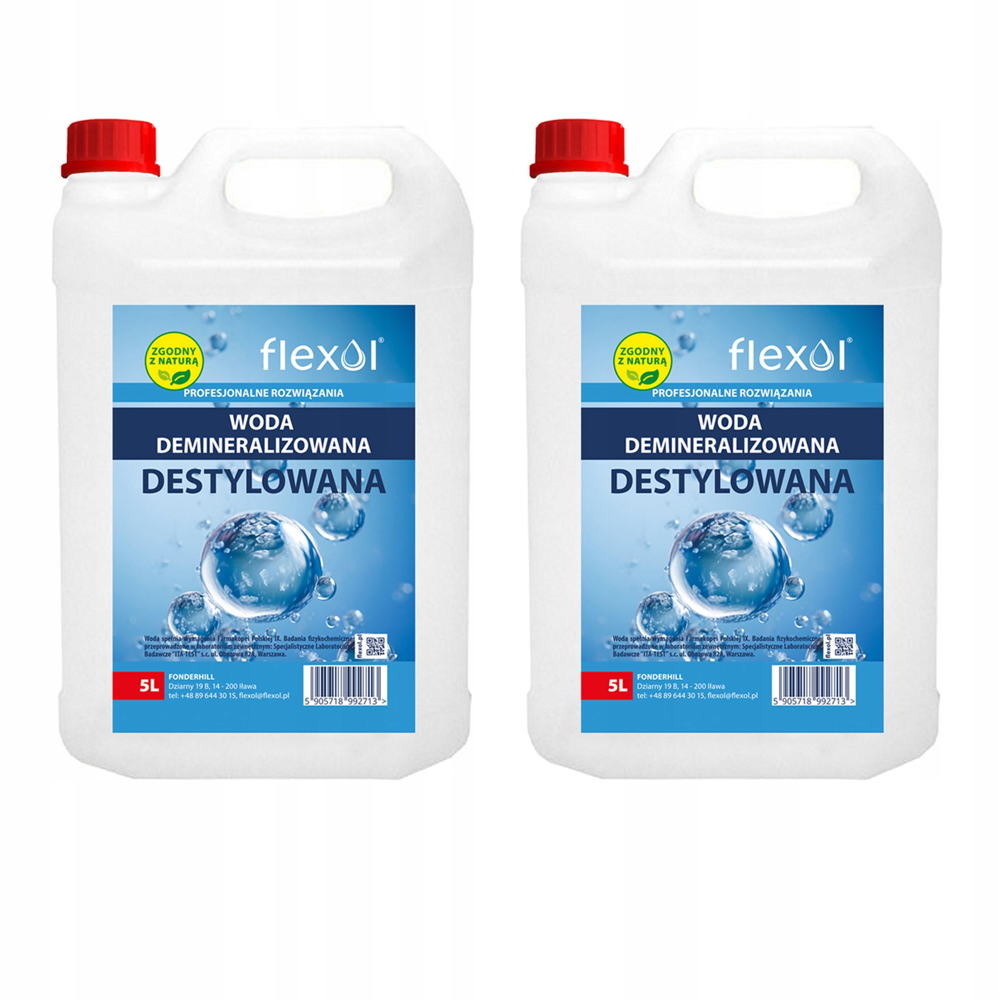 Woda demineralizowana destylowana 10L do żelazka czysta Flexol