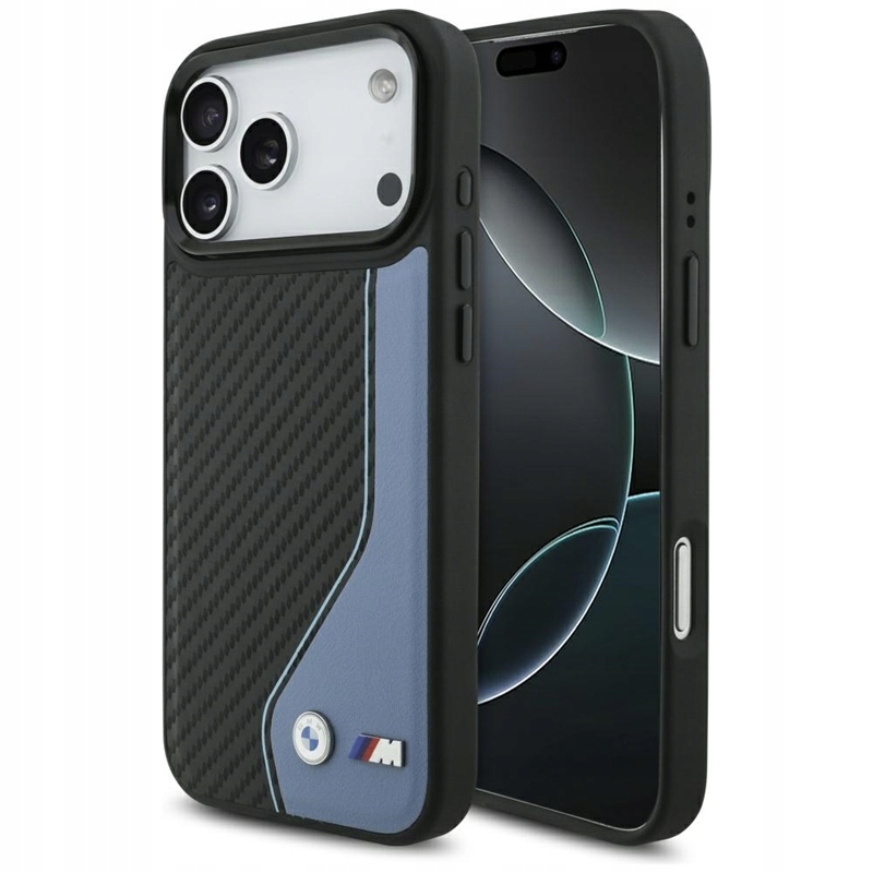 Bmw M Carbon Logo MagSafe – Pouzdro pro iPhone 17 Pro Max (modré)