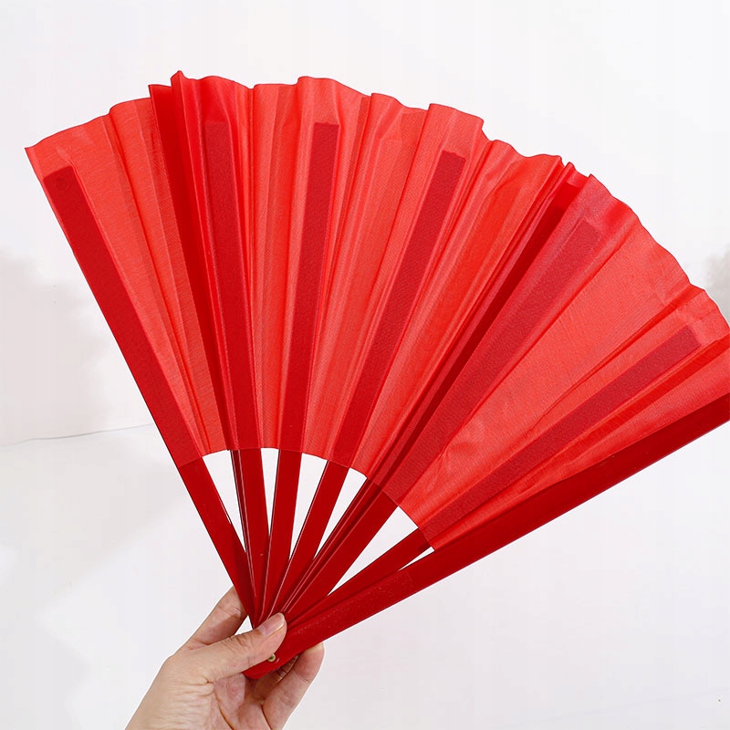 Kung Fu Fan Tai Chi Red Ring Fan Model 100