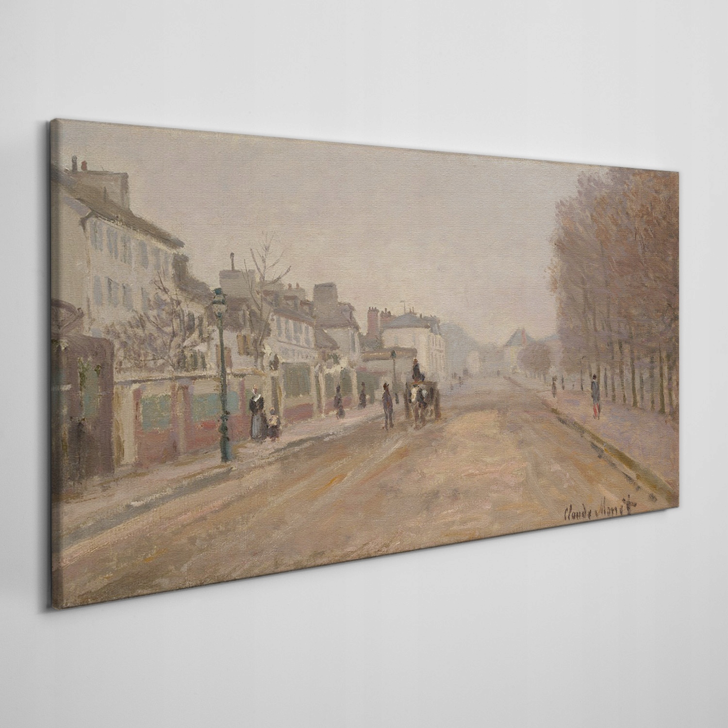 

Obraz na płótnie Bulwar w argenteuil Monet 100x50