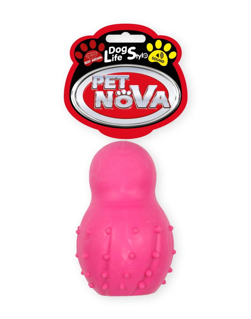 

Pet Nova piłka z dzwonkiem 9,5cm różowa