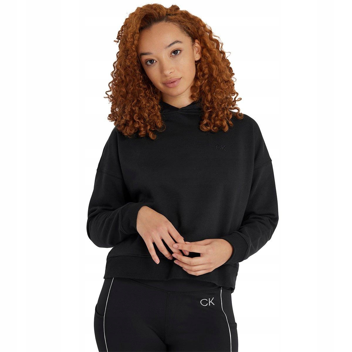 Calvin Klein Womens Capa dámská mikina s kapucí černá M