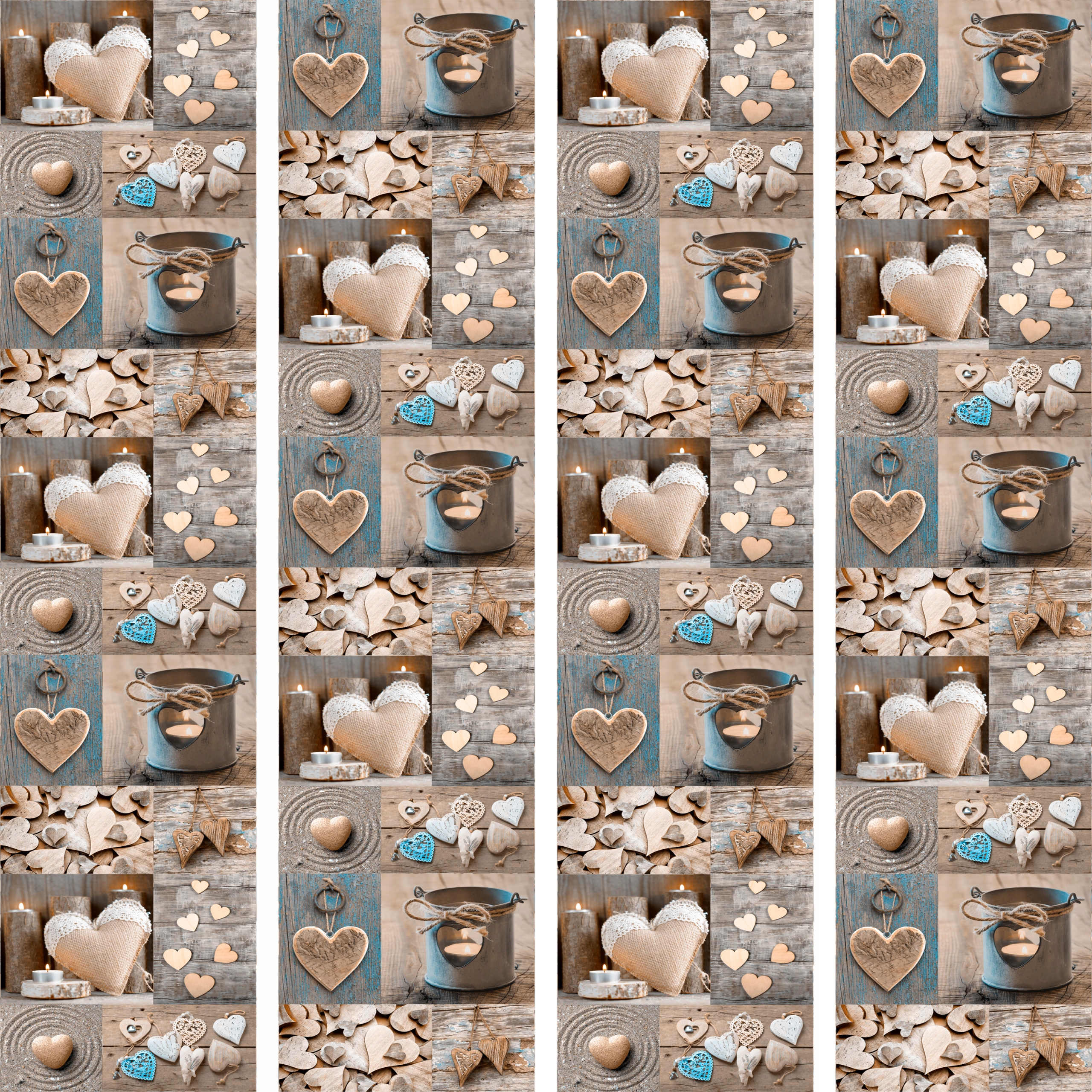 Samolepicí Tapeta Srdce Svíčky 10 m n-C-0016-j-b