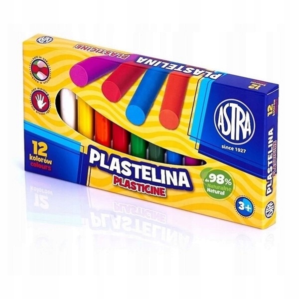 PLASTELINA 12 KOLORÓW ASTRA