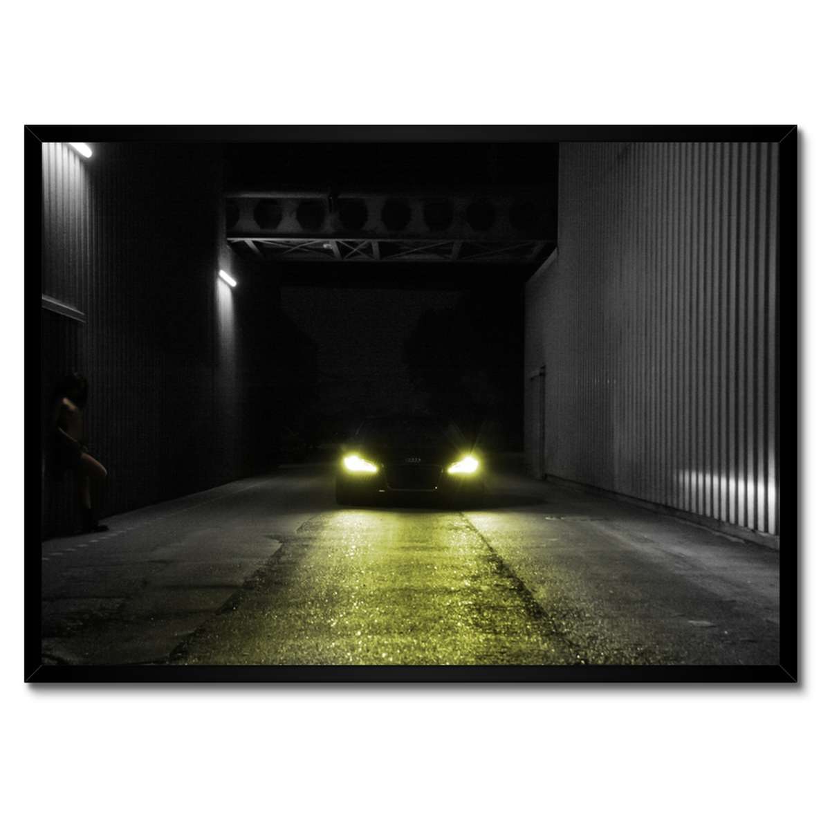Plakáty v rámu 70x50 Audi v noci Dívka
