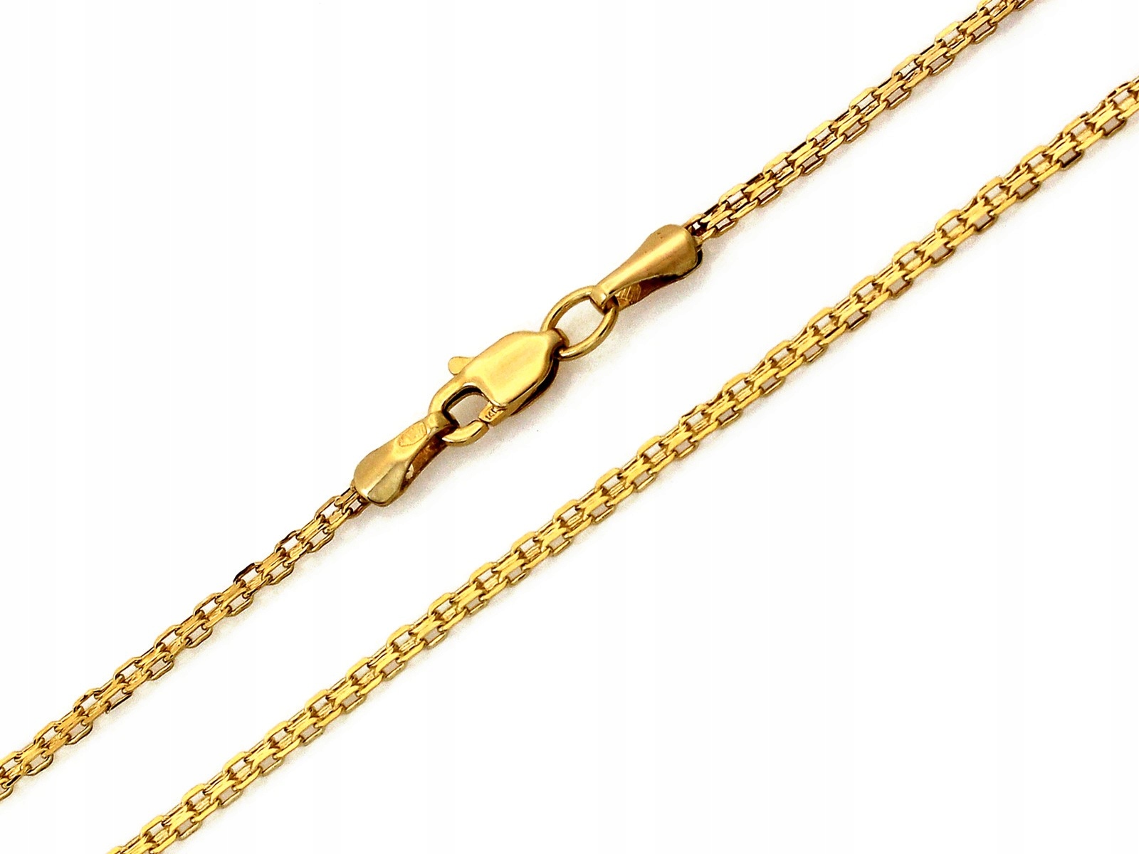 Zlatý řetízek bismark ryzost 585 14k zlato 1.60g jako dárek pro ženu