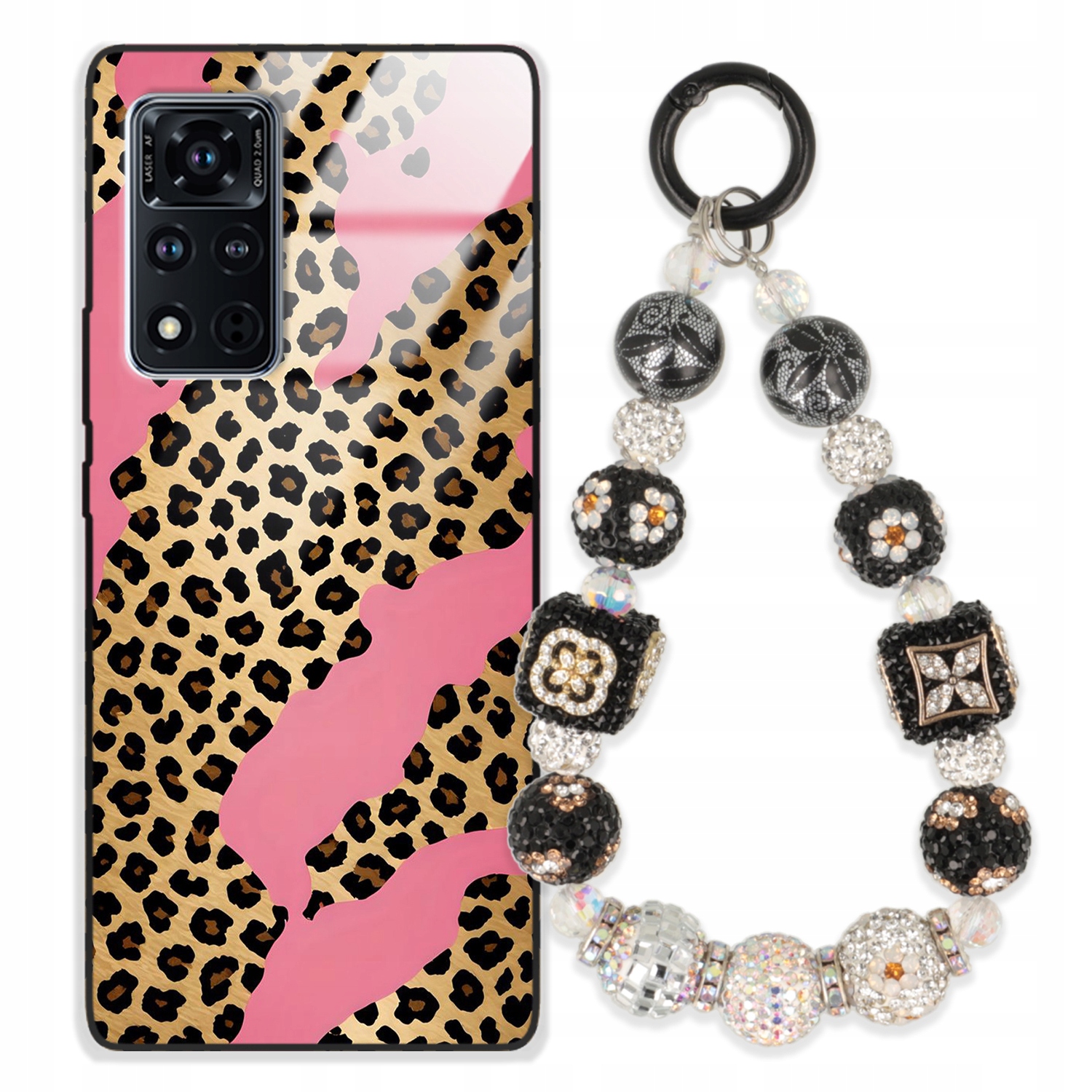 Puzdro Na Huawei Honor View 40 Glass Kľúčenka Štýlové Prémiové Puzdro