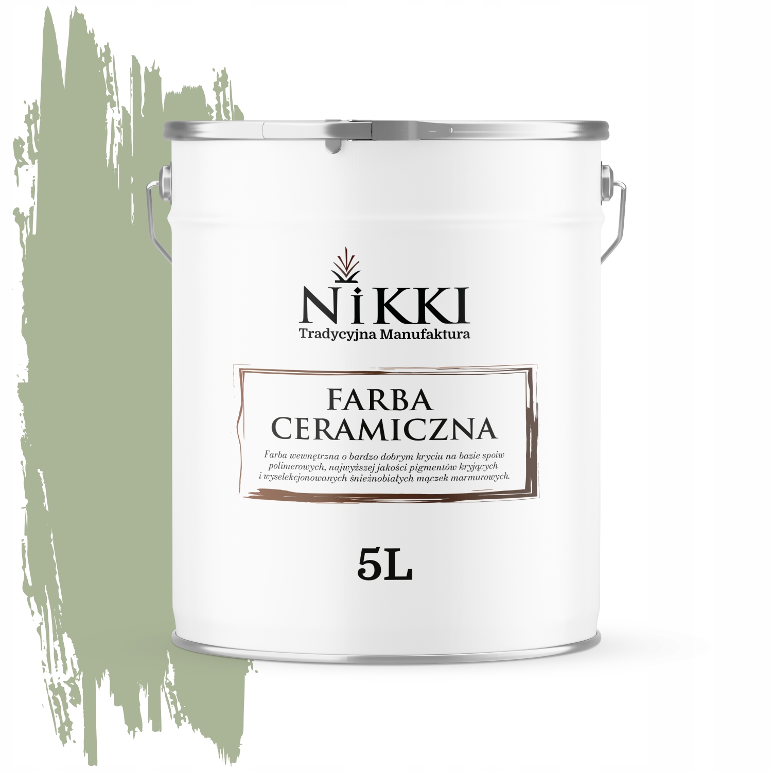 Keramická Farba Na Stropy Zelená H2143 Hlboký Matný Náter Na Steny 5L