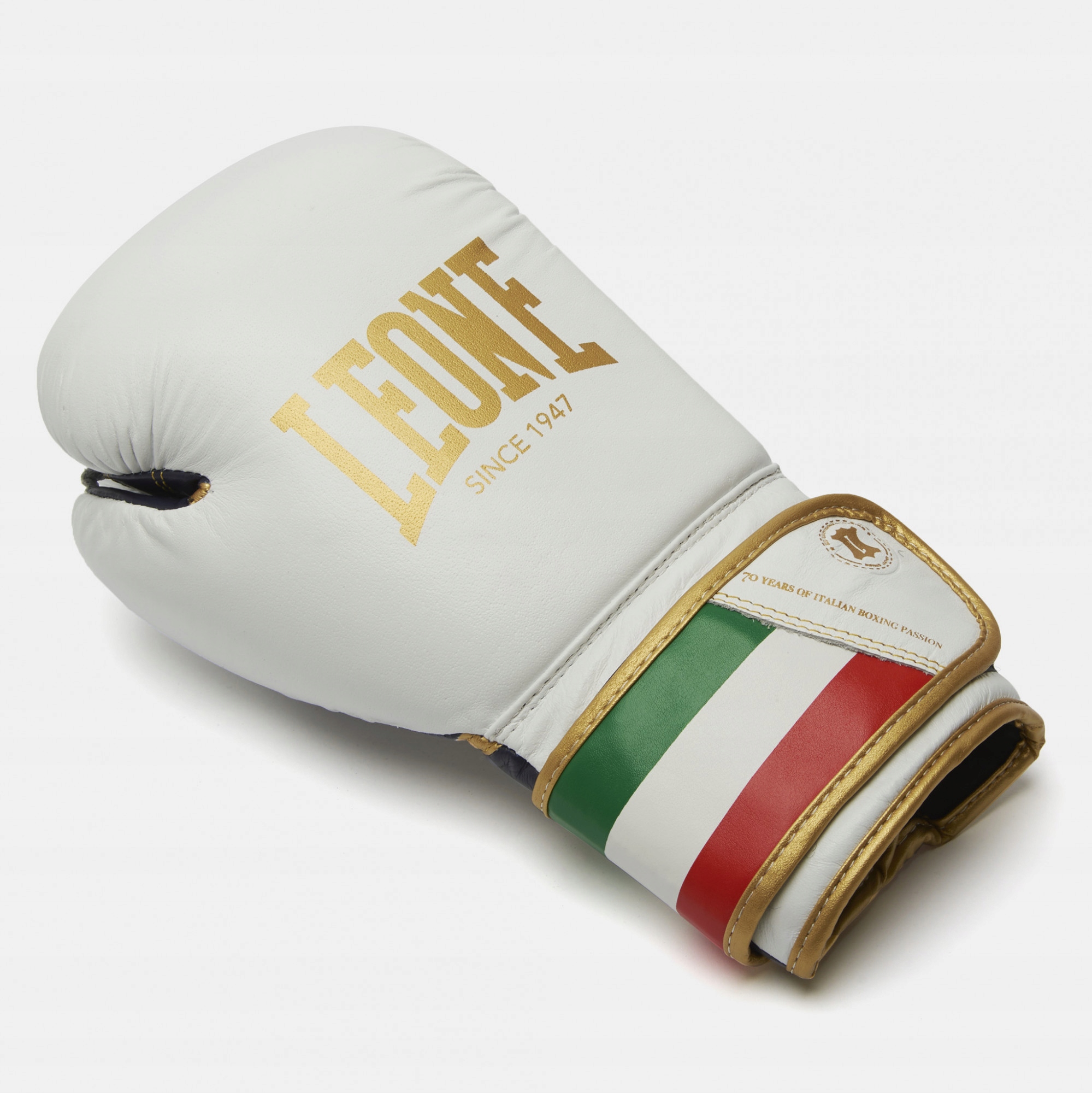 Rękawice Bokserskie Leone ITALY47 Biały 12OZ