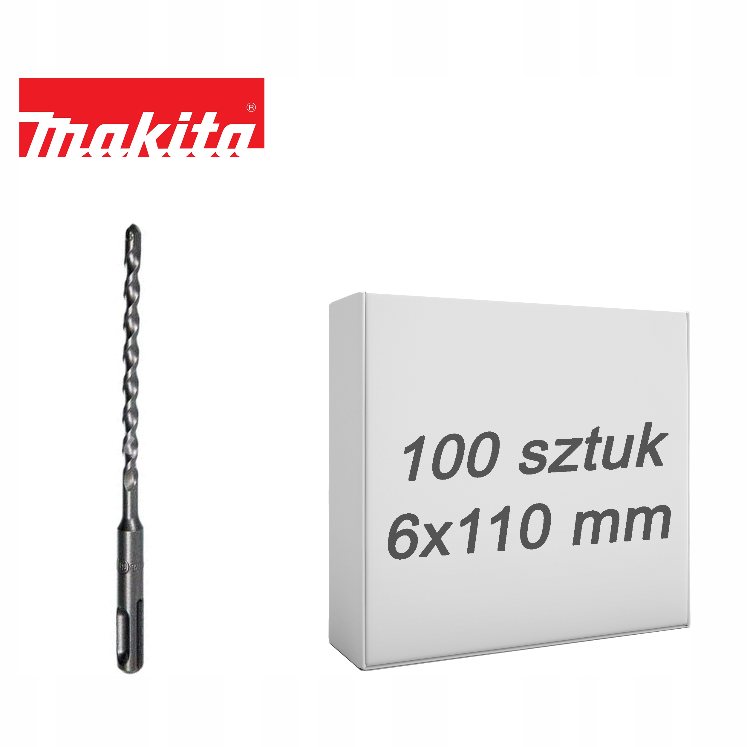 Wiertło SDS-Plus Economy 6x110 mm, 100 szt. MAKITA