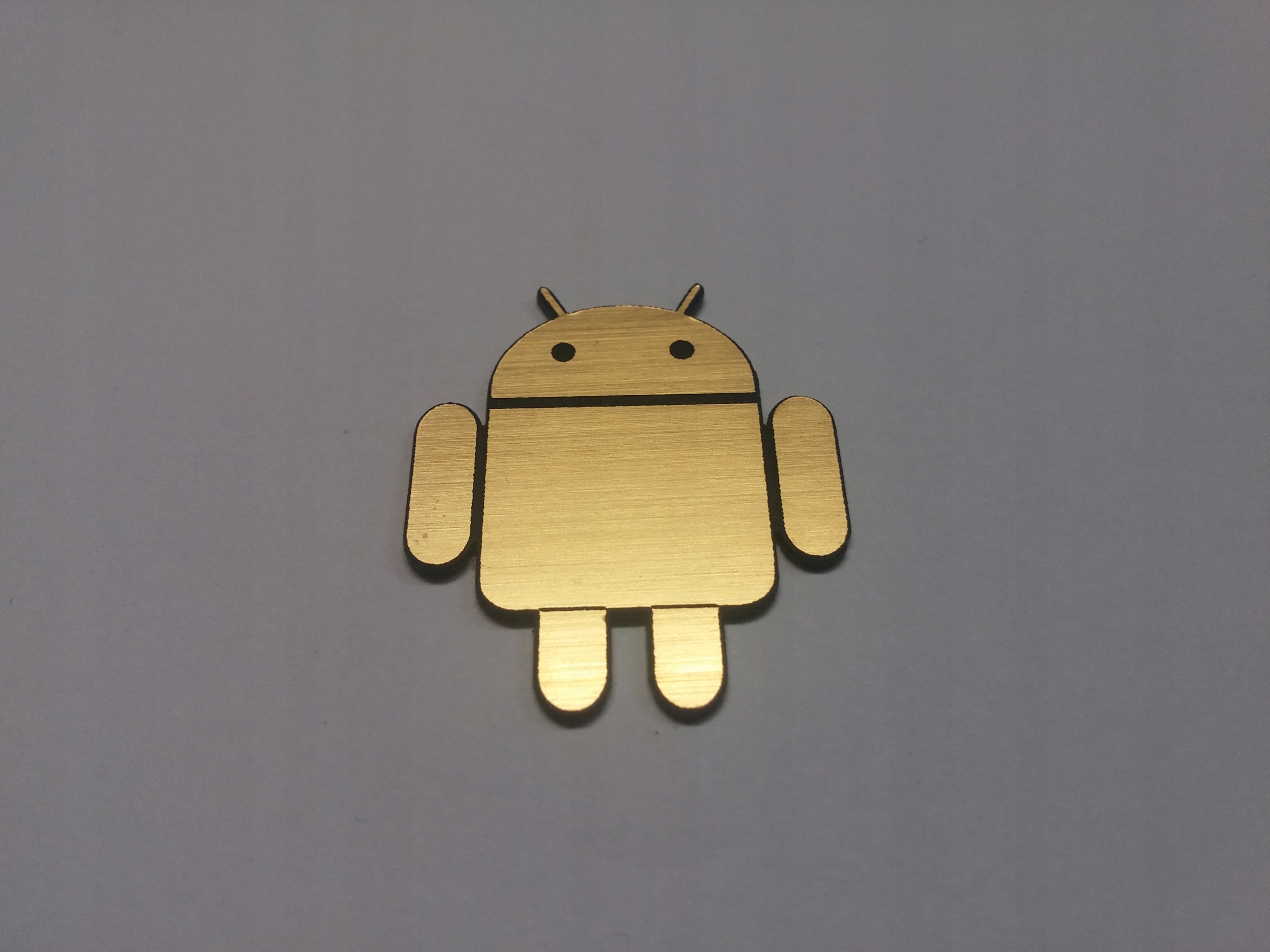 

Android Androbot naklejka emblemat 34x28 mm*ZŁOTA