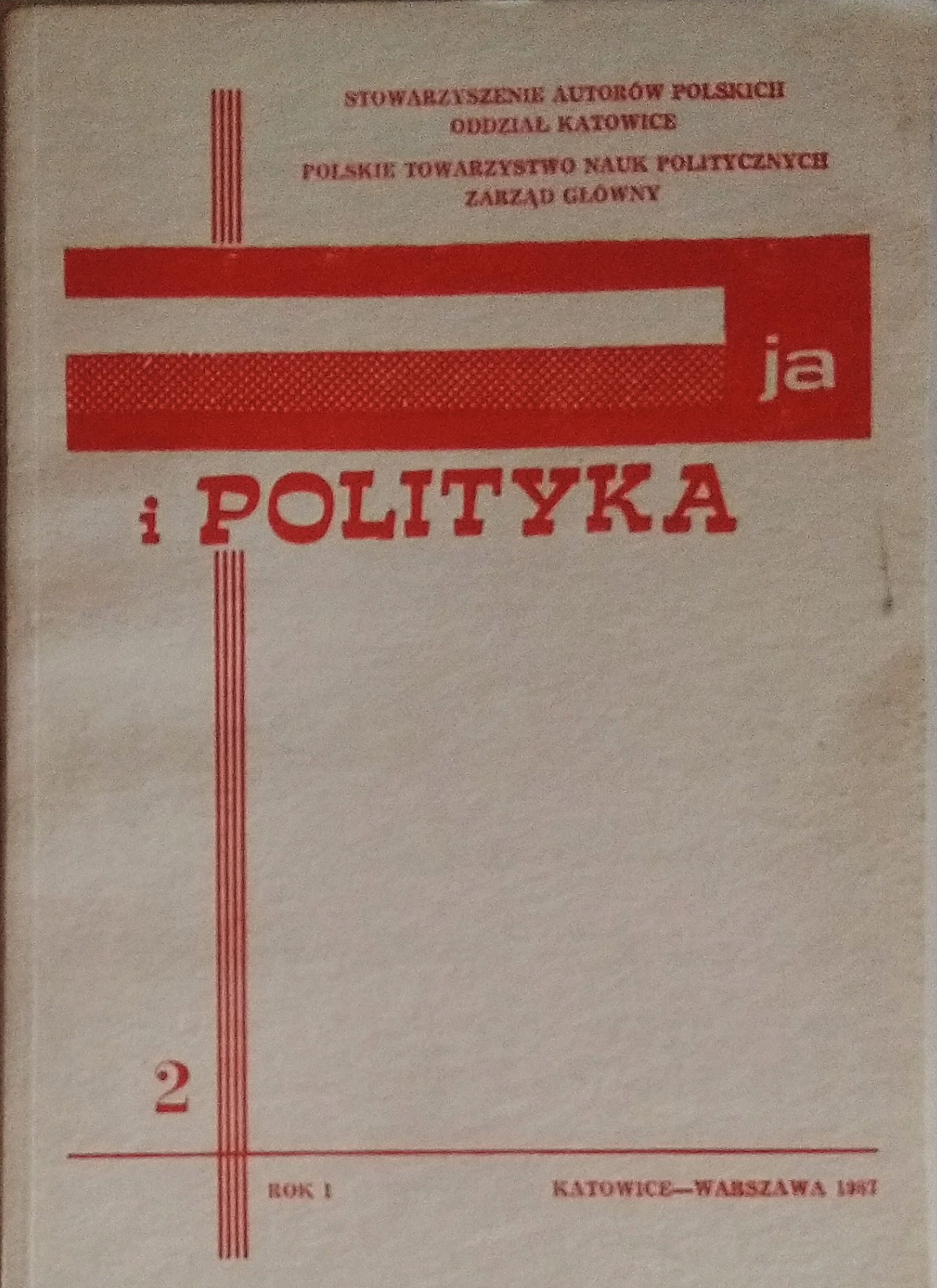 Ja i Polityka Cz. 2 / 1987 SPK