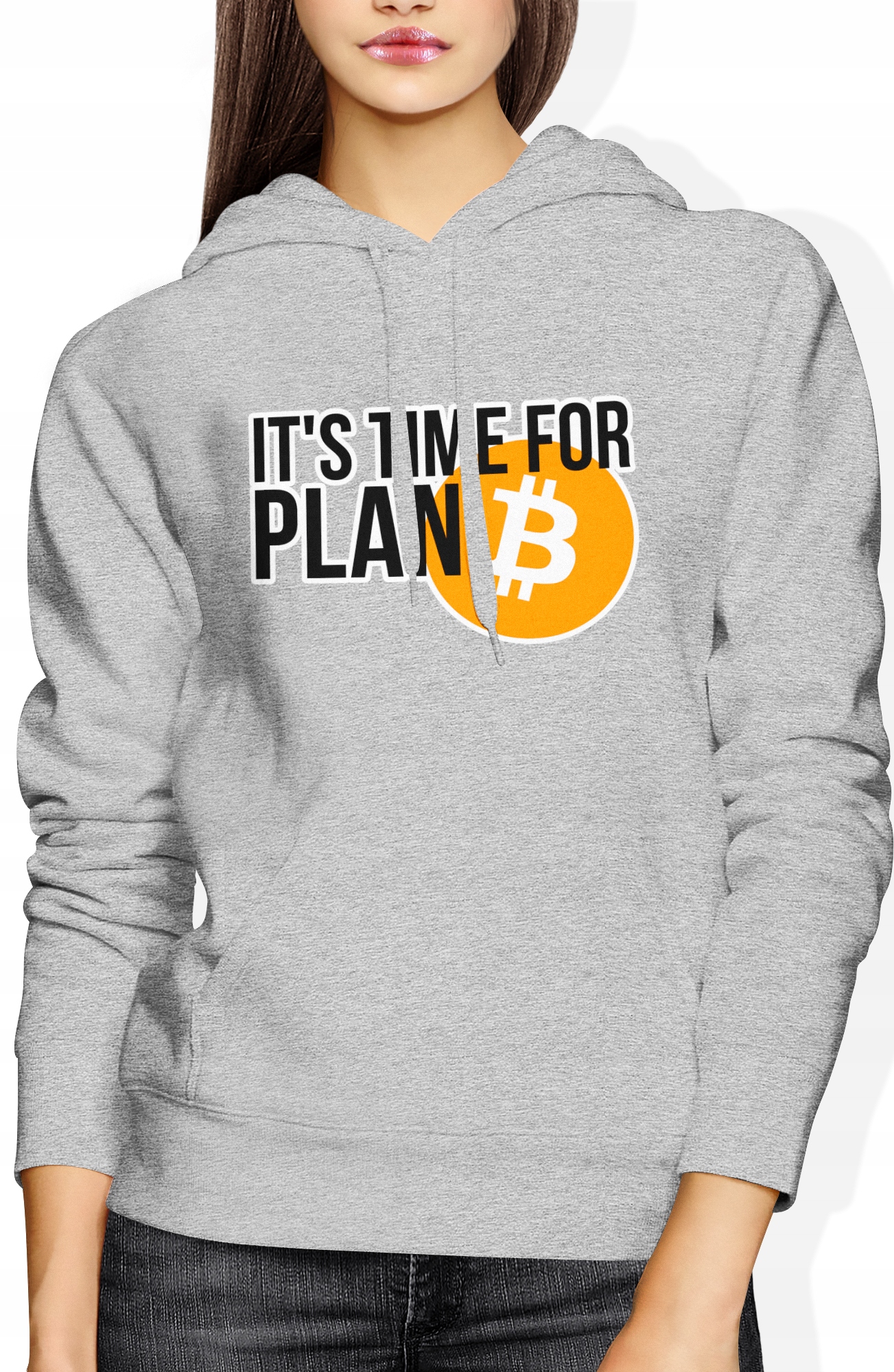 

Damska Bluza Bitcoin Kryptowaluty Coin Rozmiar S