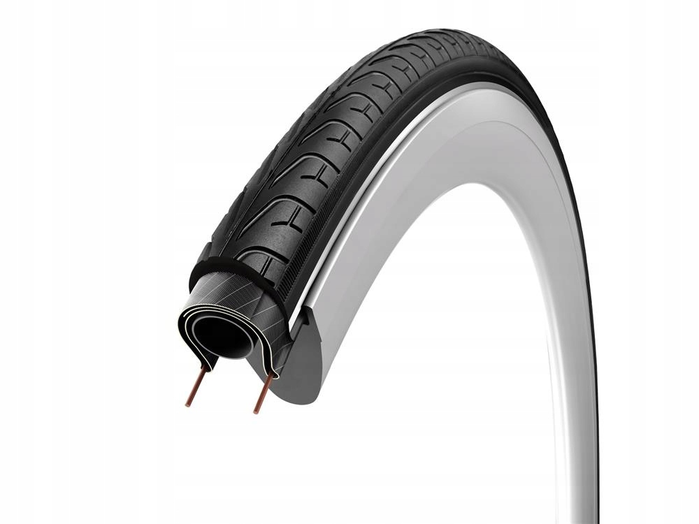 Opona rowerowa Vittoria Randonneur 700 x 28C czarna drutowa miejska szosowa