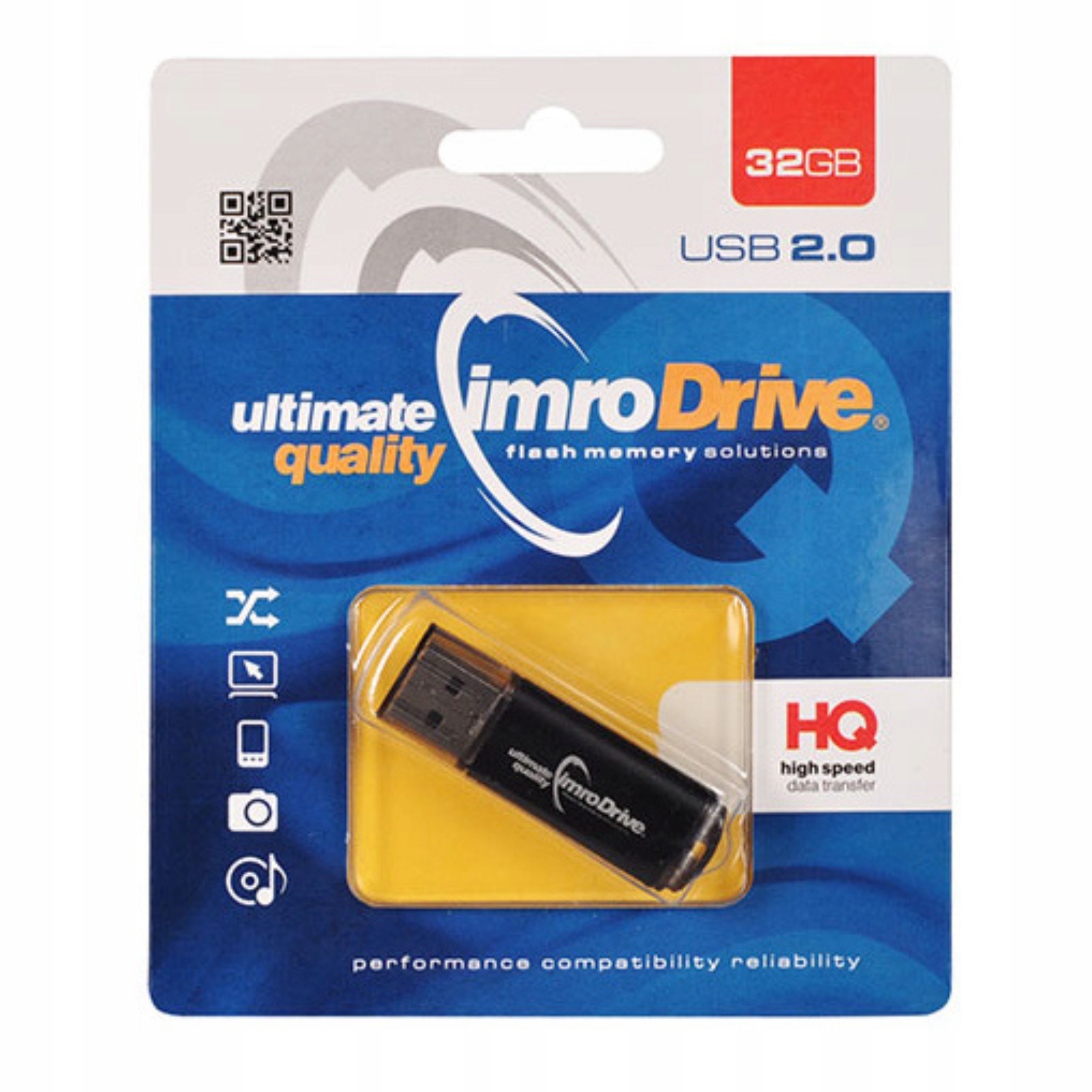 Pendrive Imro Black 32GB fekete