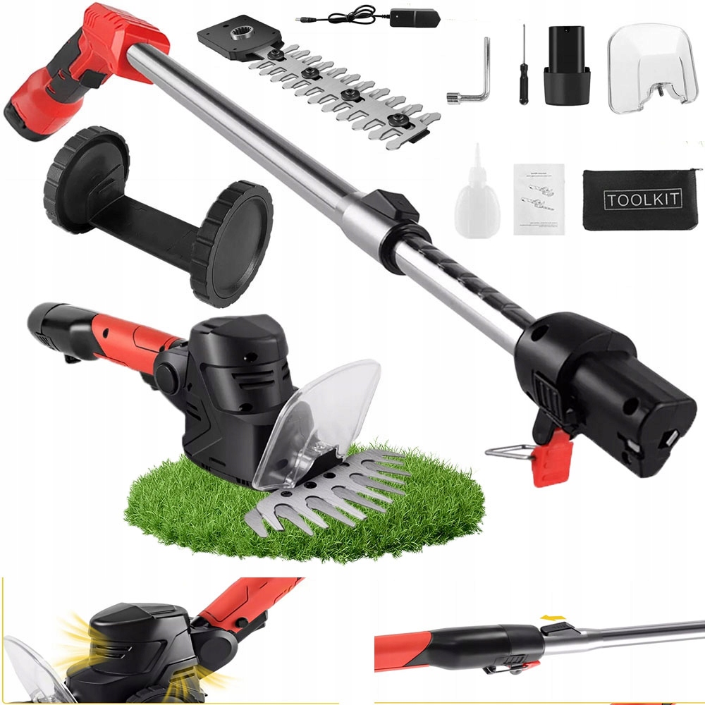 Aku Vyžínač Teleskopická Sekačka Na Trávy 300 W