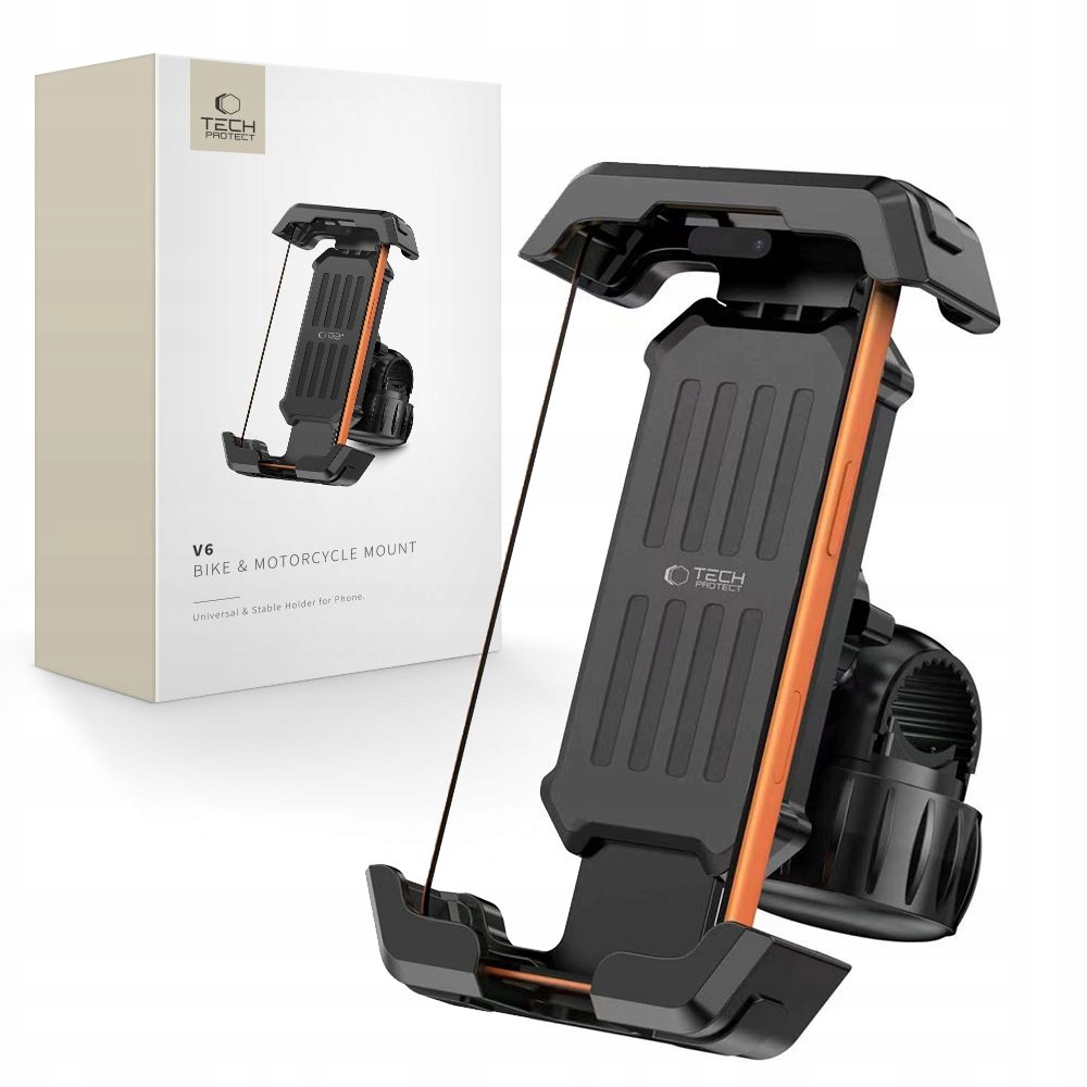 Tech- Protect V6 Universal Bike Motorcycle Mount Black Tech- Protect