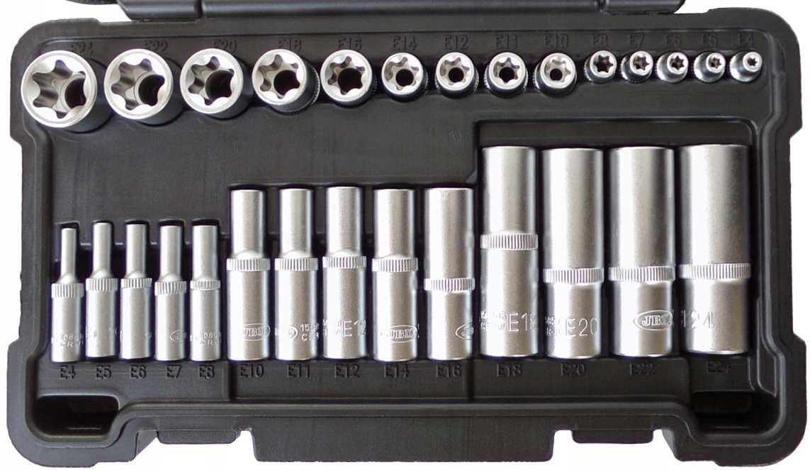 Nasadki Torx E4-E24 28 szt klucze D.54141 EAN (GTIN) 3615612726872