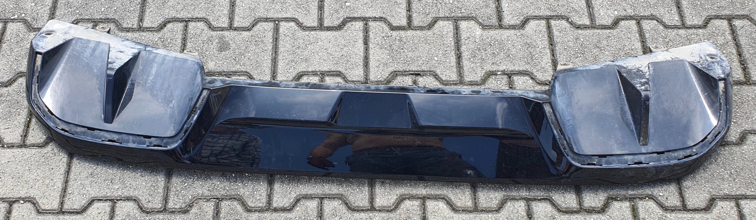 BMW I4 G26 21- M PAKIET diffusore SPOILER Paraurti posteriore Originale 8096492