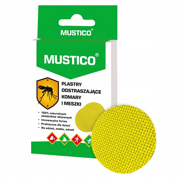 

Plastry Mustico na insekty