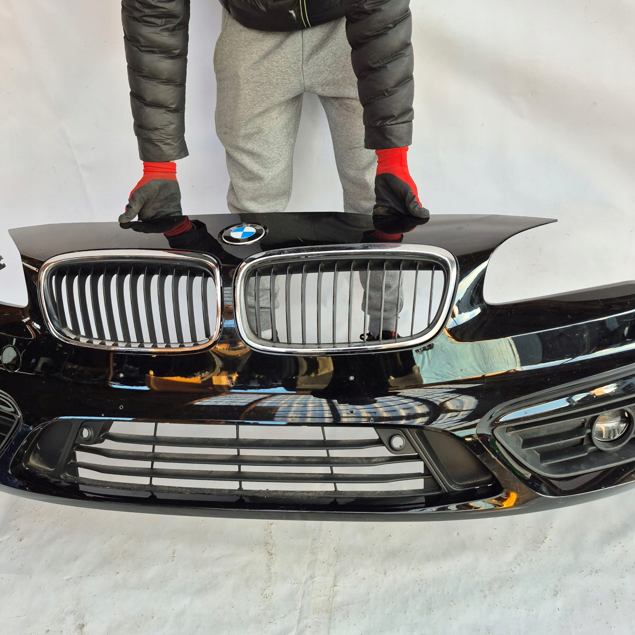BMW 2 F45 F46 14- bumper front front kidney grille grid PDC