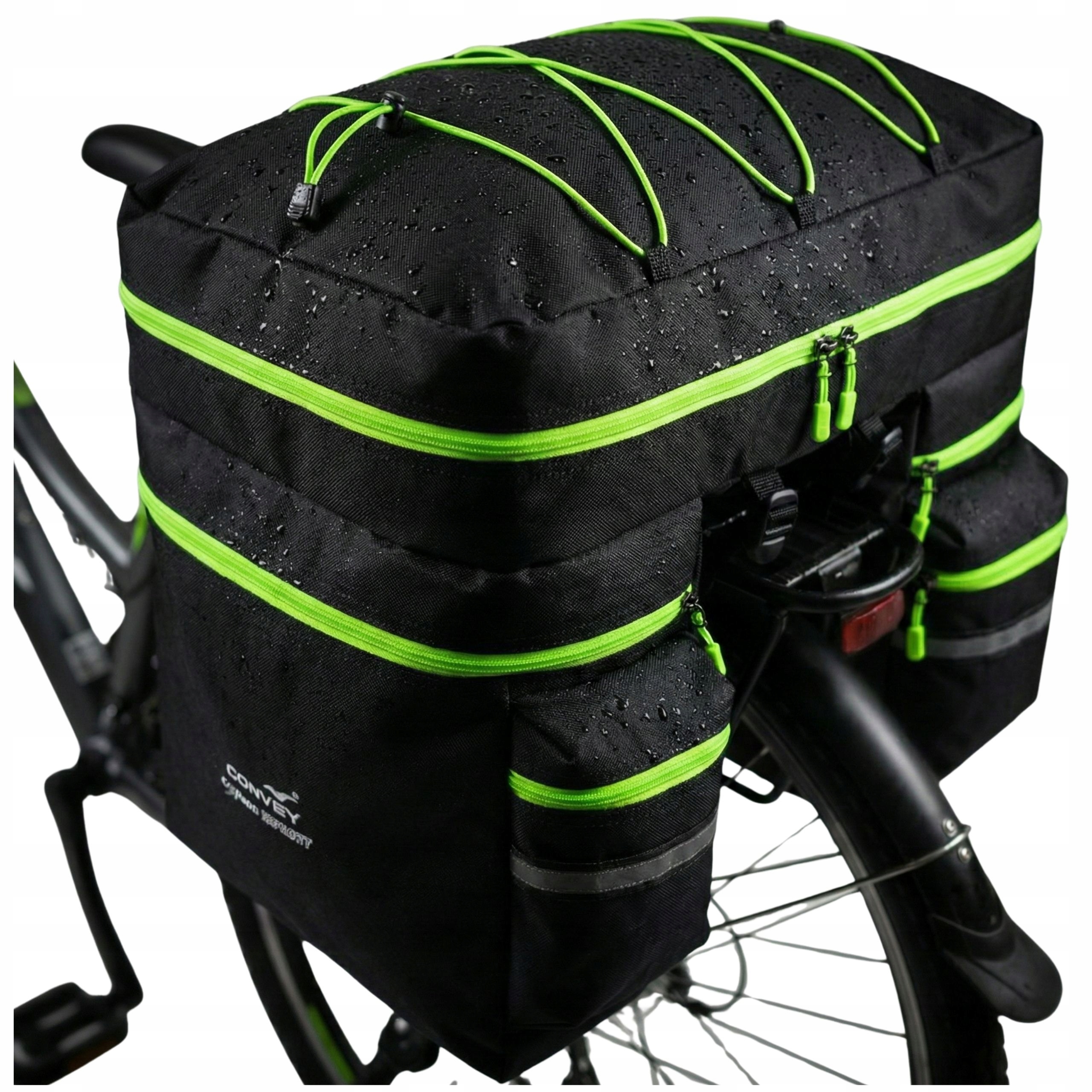 Cyklistická brašna na nosič 3 komory Codura Polský výrobek Convey