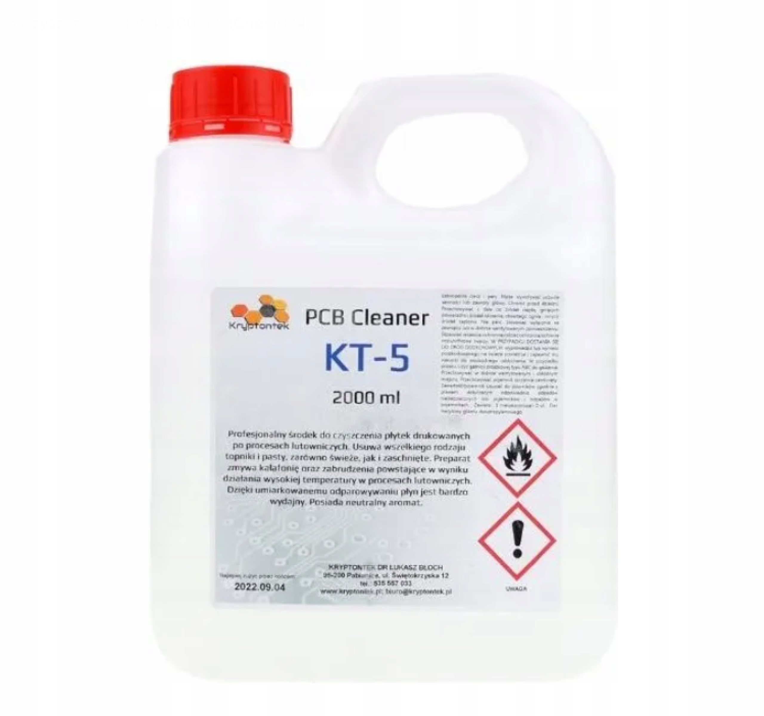 PCB Cleaner KT-5 do czyszczenia płytek 2000ml