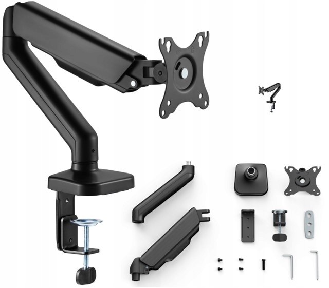 Držák hákový stojan na rameno monitoru k psacímu stolu pro monitor Alienware AW2723DF