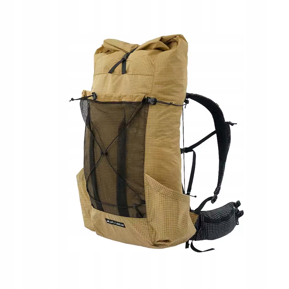 Ultralekki plecak 3F Ul Gear Tianshan 45l wodoodporny 990g|Brązowy rozm. L