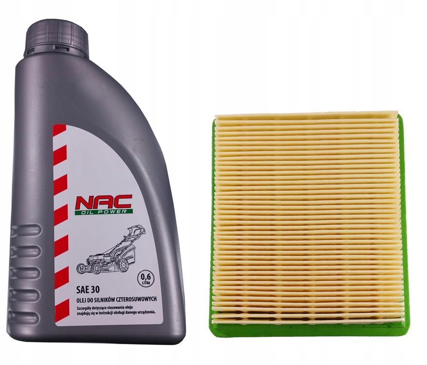 

Zestaw olej filtr kosiarki Nac S511, S461