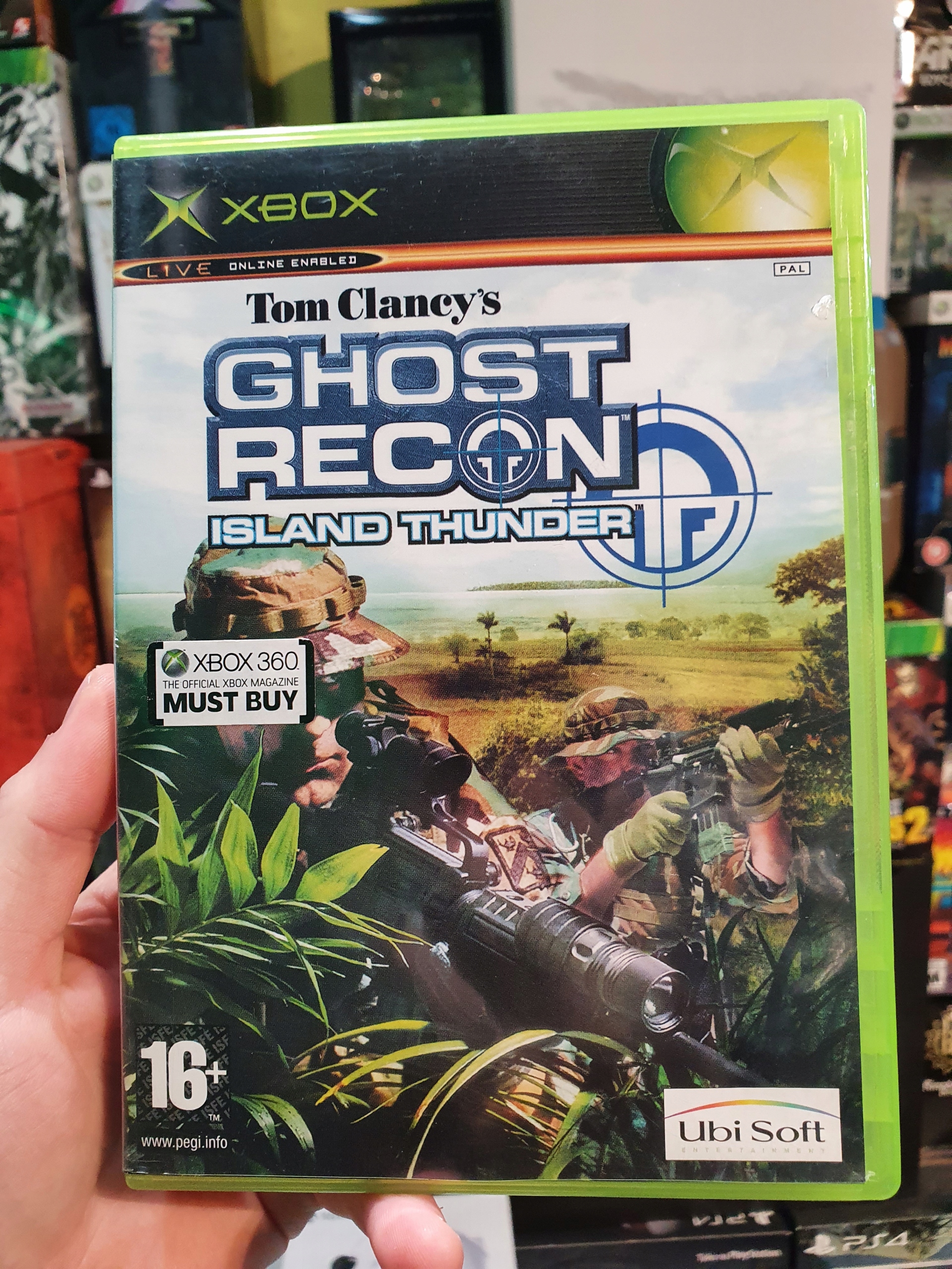 GHOST RECON ISLAND THUNDER XBOX 3xA STAN BDB+ Platforma Microsoft Xbox