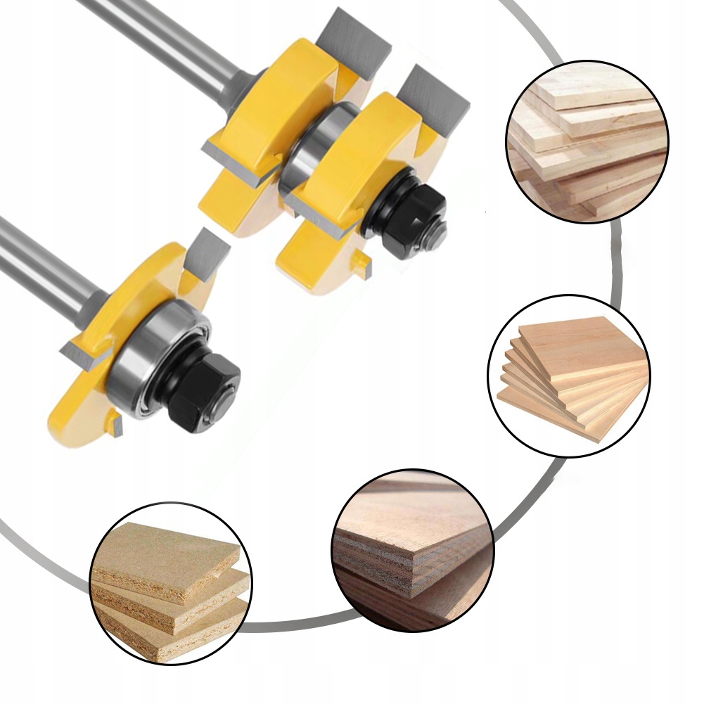 Zestaw rowków i piór i wpustów frez do drewna 8mm Rodzaj frezu inny