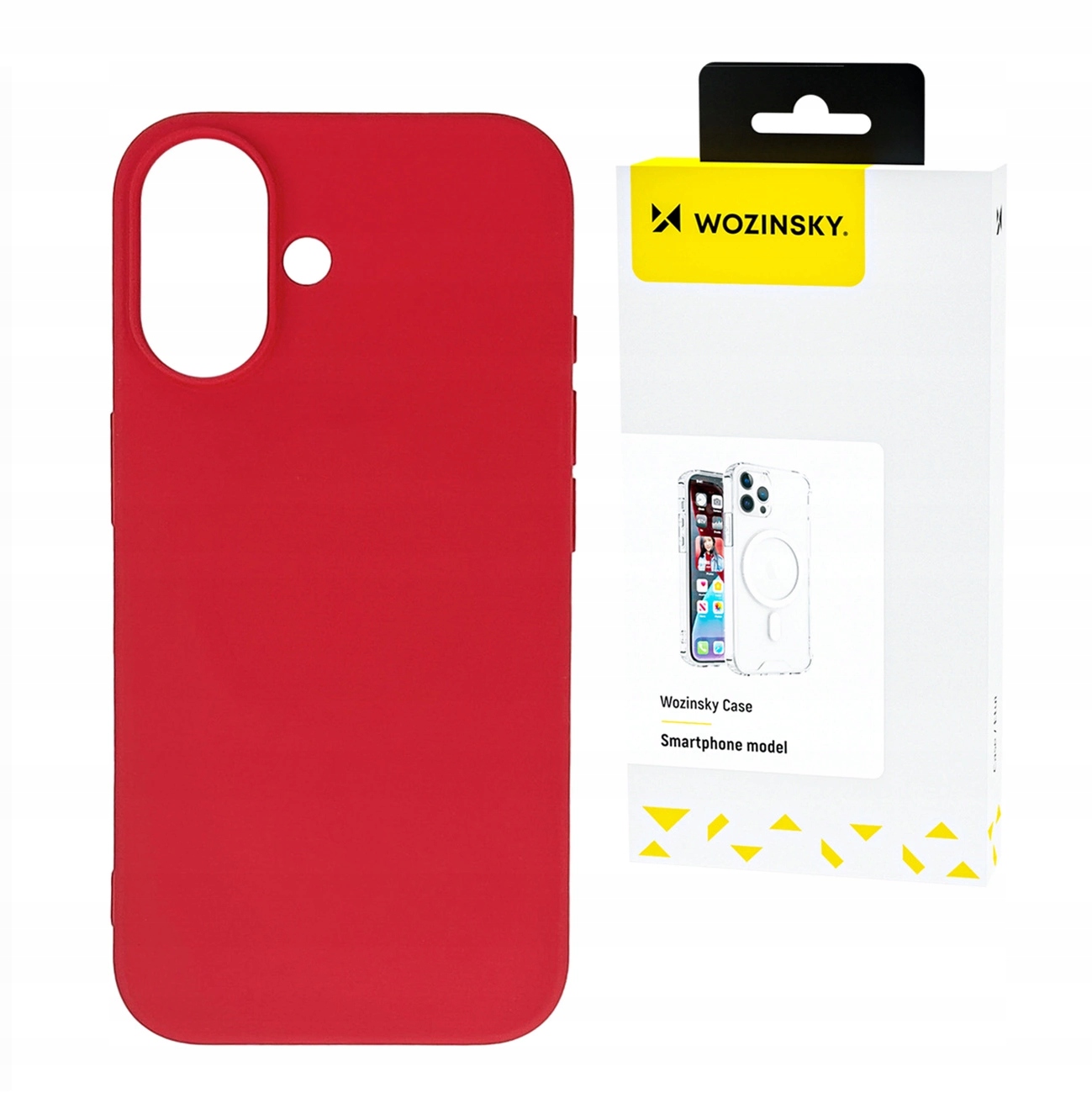 Silikonowe etui Wozinsky Silicone Case na Samsung Galaxy S24 Fe czerwone