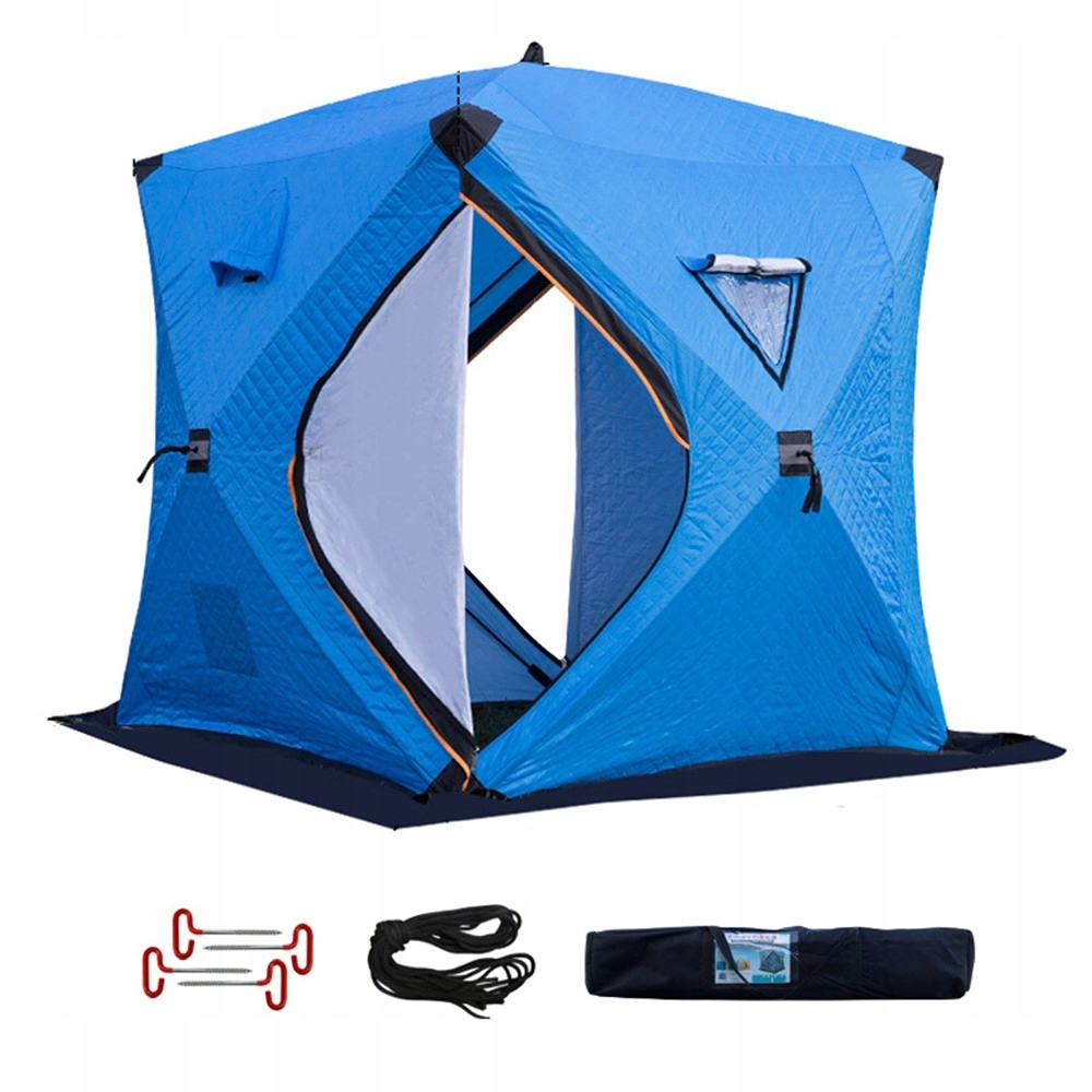 NAMIOT WĘDKARSKI PRZENOŚNY NAMIOT ZIMOWY WIATROODPORNY NAMIOT OCIEPLAJĄCY