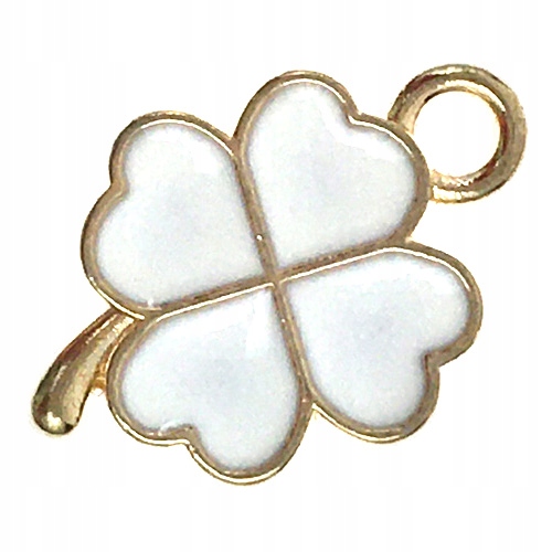 Zawieszka Koniczynka Emaliowana 18X12X2MM 1SZT