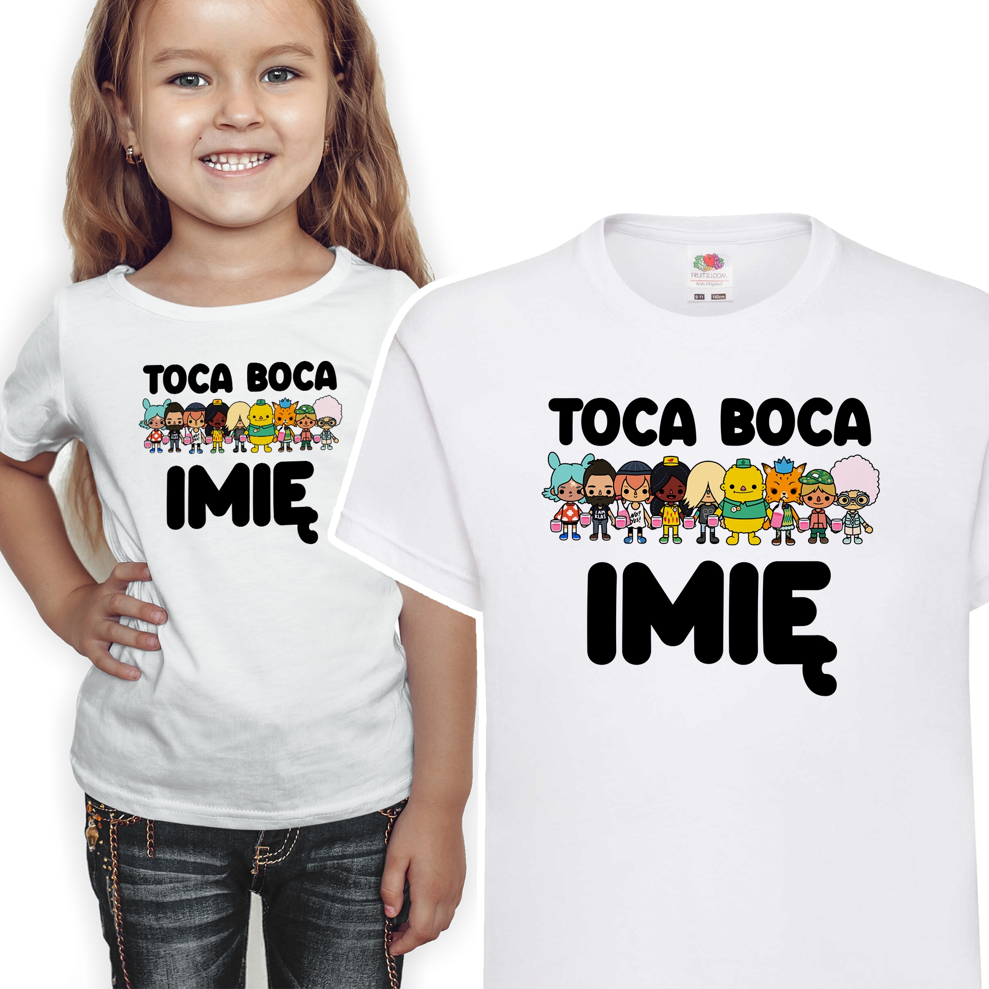 

T-shirt dziecięcy Toca Boca Własny Nadruk 134 cm