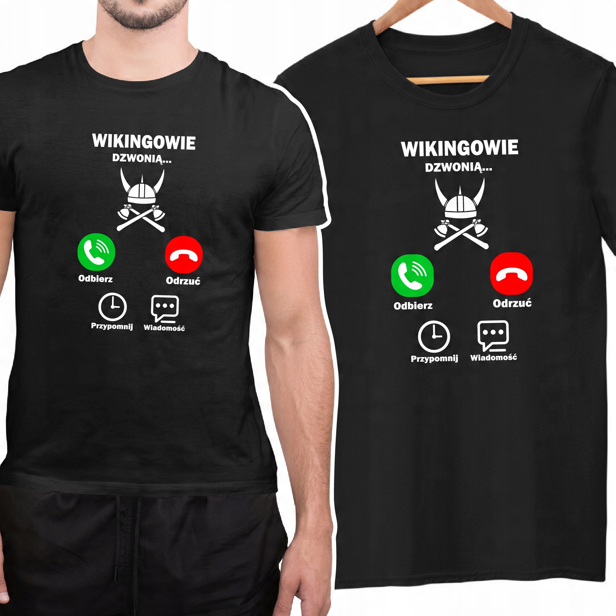

Koszulka Prezent Dla Wikinga Wikingowie Dzwonią